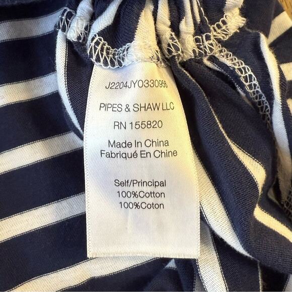 Veronica Beard Jeans Revolve Women’s Tamri Nautical Striped Cinch Dress Sz Small - Picture 9 of 10